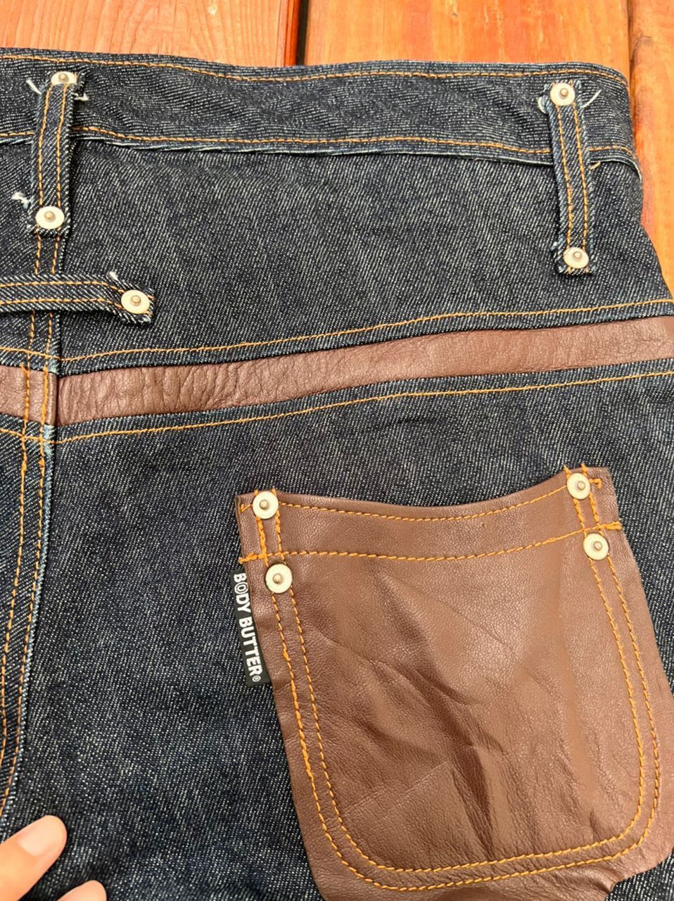 Japanese Brand Japanese Brand Body Butter Bootcut Denim Cargo Size US 31 - 13 Thumbnail