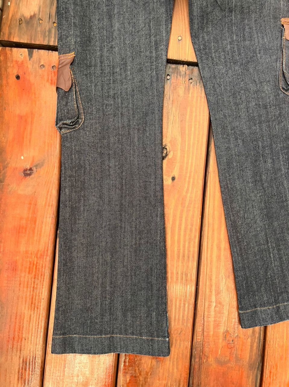 Japanese Brand Japanese Brand Body Butter Bootcut Denim Cargo Size US 31 - 23 Thumbnail