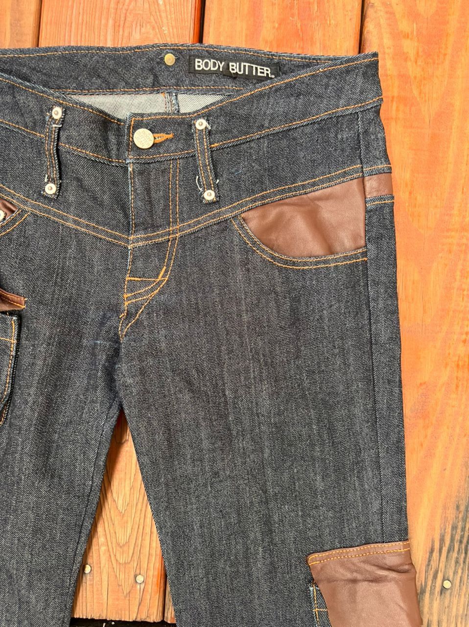 Japanese Brand Japanese Brand Body Butter Bootcut Denim Cargo Size US 31 - 3 Thumbnail