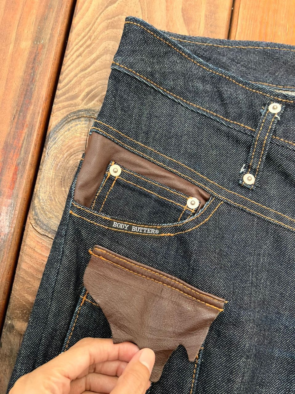 Japanese Brand Japanese Brand Body Butter Bootcut Denim Cargo Size US 31 - 7 Thumbnail