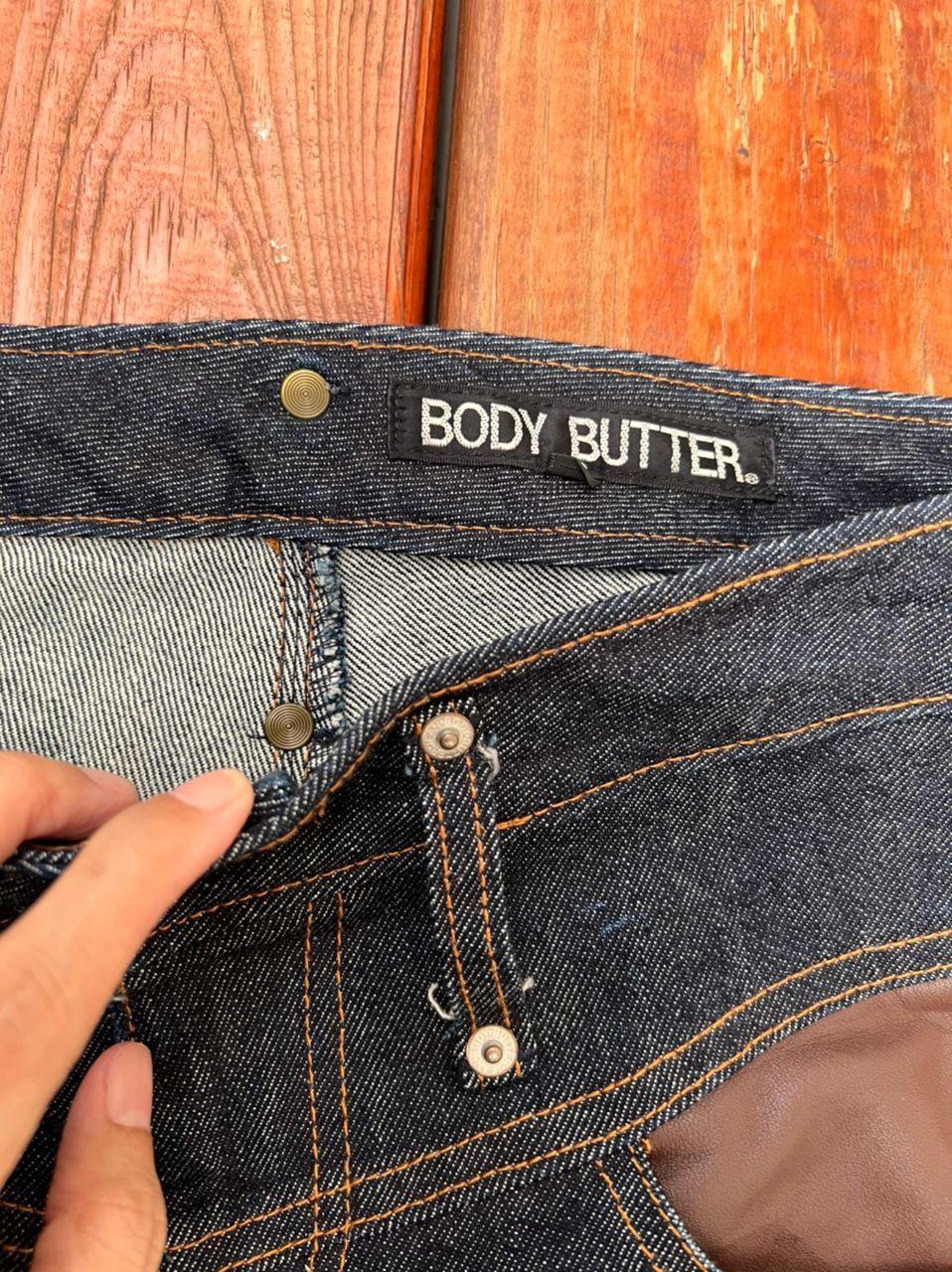 Japanese Brand Japanese Brand Body Butter Bootcut Denim Cargo Size US 31 - 12 Thumbnail