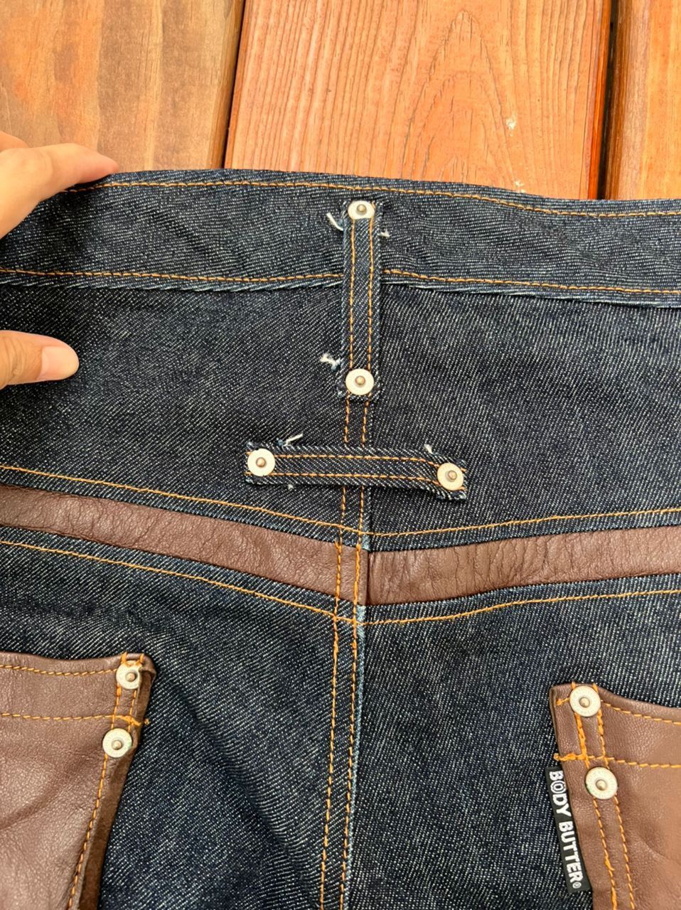 Japanese Brand Japanese Brand Body Butter Bootcut Denim Cargo Size US 31 - 16 Thumbnail