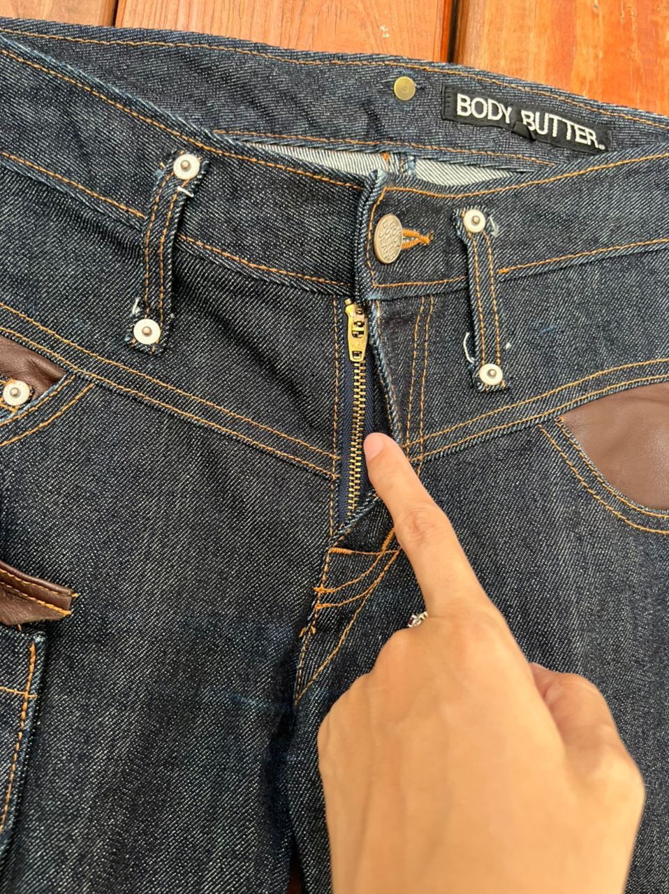 Japanese Brand Japanese Brand Body Butter Bootcut Denim Cargo Size US 31 - 5 Thumbnail