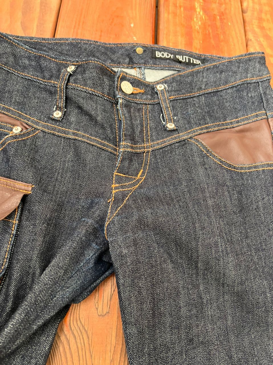 Japanese Brand Japanese Brand Body Butter Bootcut Denim Cargo Size US 31 - 8 Thumbnail