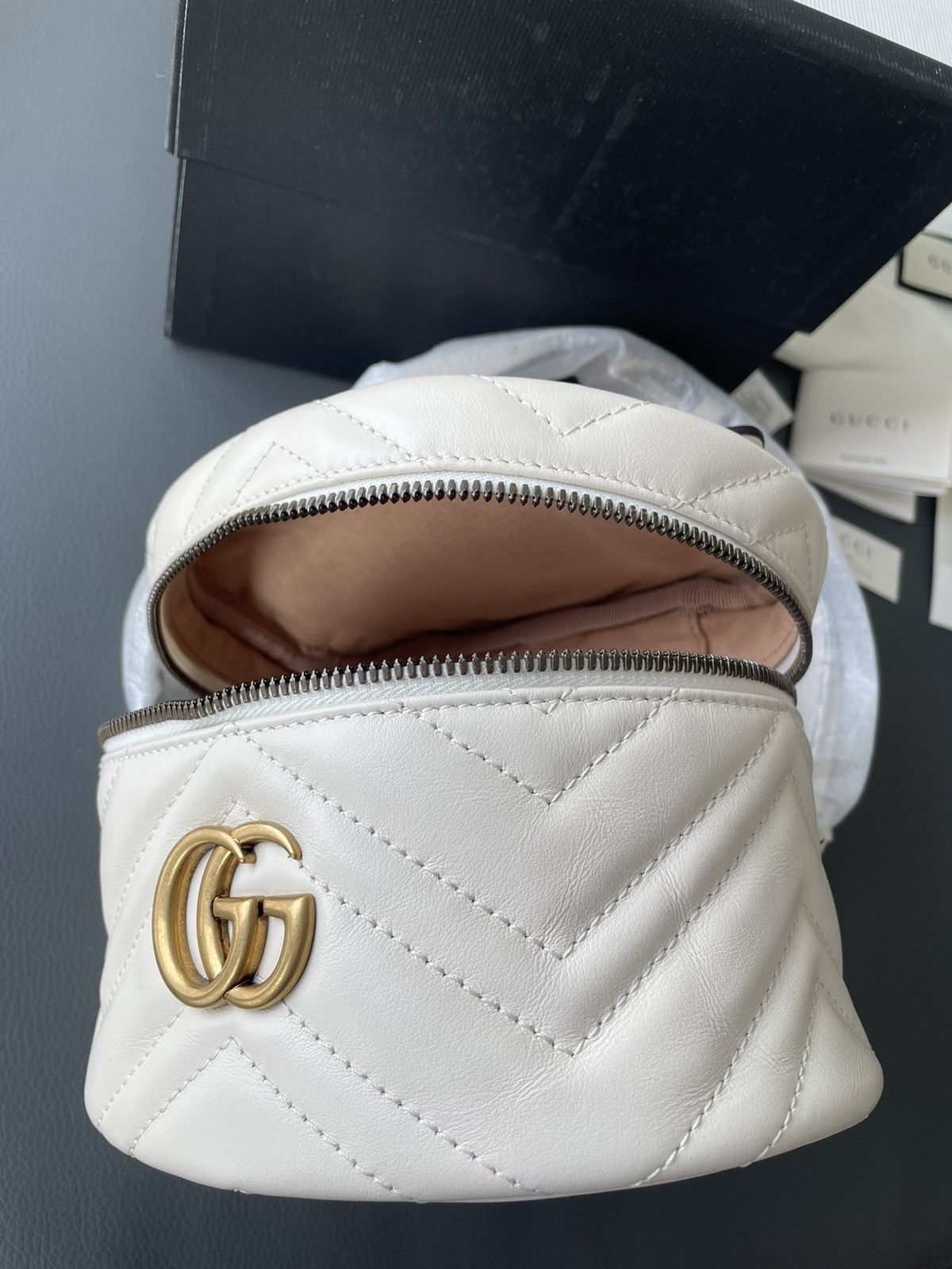 Gucci Rare Super Runway Limited Edition GG Marmont Leather Bag Size ONE SIZE - 18 Thumbnail