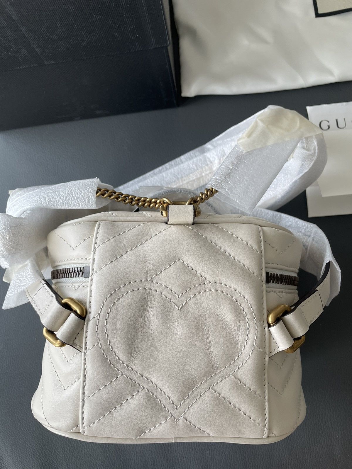 Gucci Rare Super Runway Limited Edition GG Marmont Leather Bag Size ONE SIZE - 11 Thumbnail