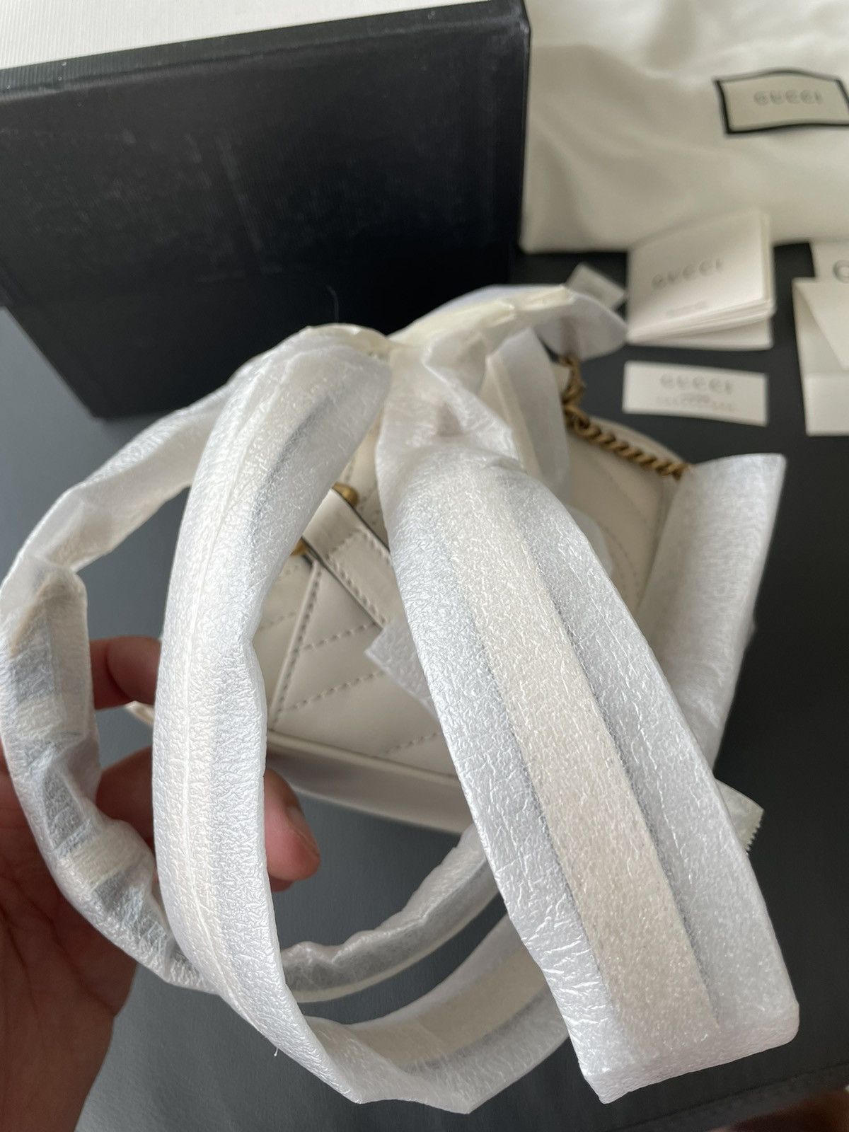 Gucci Rare Super Runway Limited Edition GG Marmont Leather Bag Size ONE SIZE - 20 Thumbnail