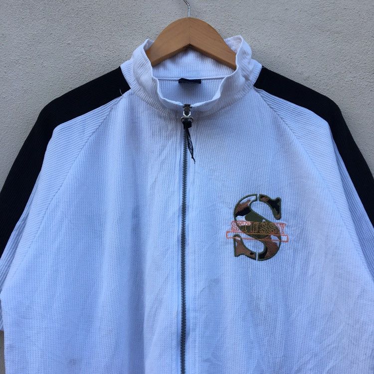 Stussy × Vintage RARE‼️Vintage 90s STUSSY BIG SPELLOUT Jacket Size US L / EU 52-54 / 3 - 4 Thumbnail