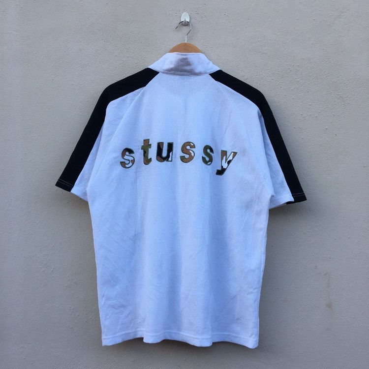 Stussy × Vintage RARE‼️Vintage 90s STUSSY BIG SPELLOUT Jacket Size US L / EU 52-54 / 3 - 1 Thumbnail