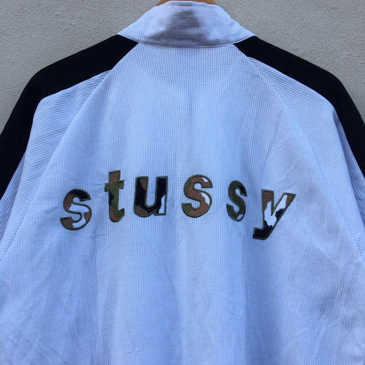 Stussy × Vintage RARE‼️Vintage 90s STUSSY BIG SPELLOUT Jacket Size US L / EU 52-54 / 3 - 2 Thumbnail