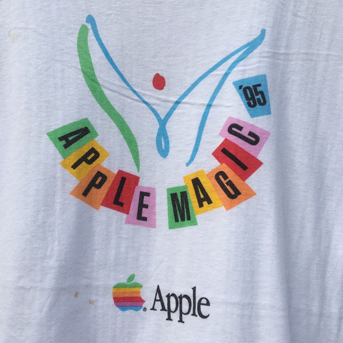 Apple × Vintage VERY RARE‼️Vintage APPLE MAGIC ‘95 T-shirt Size US M / EU 48-50 / 2 - 2 Thumbnail