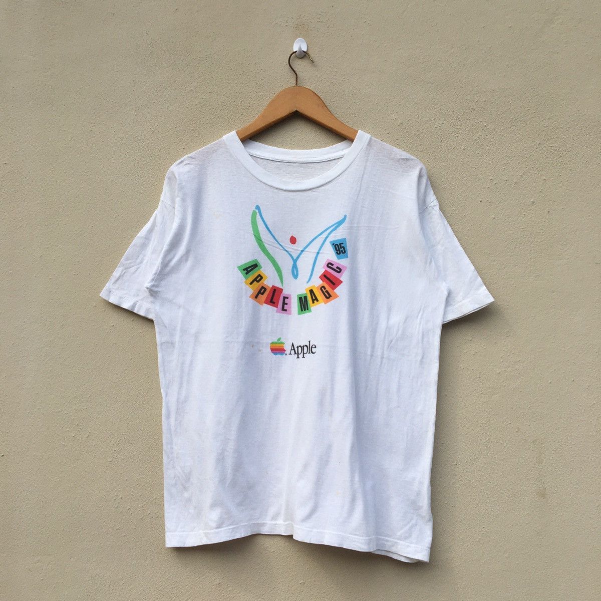 Apple × Vintage VERY RARE‼️Vintage APPLE MAGIC ‘95 T-shirt Size US M / EU 48-50 / 2 - 1 Thumbnail