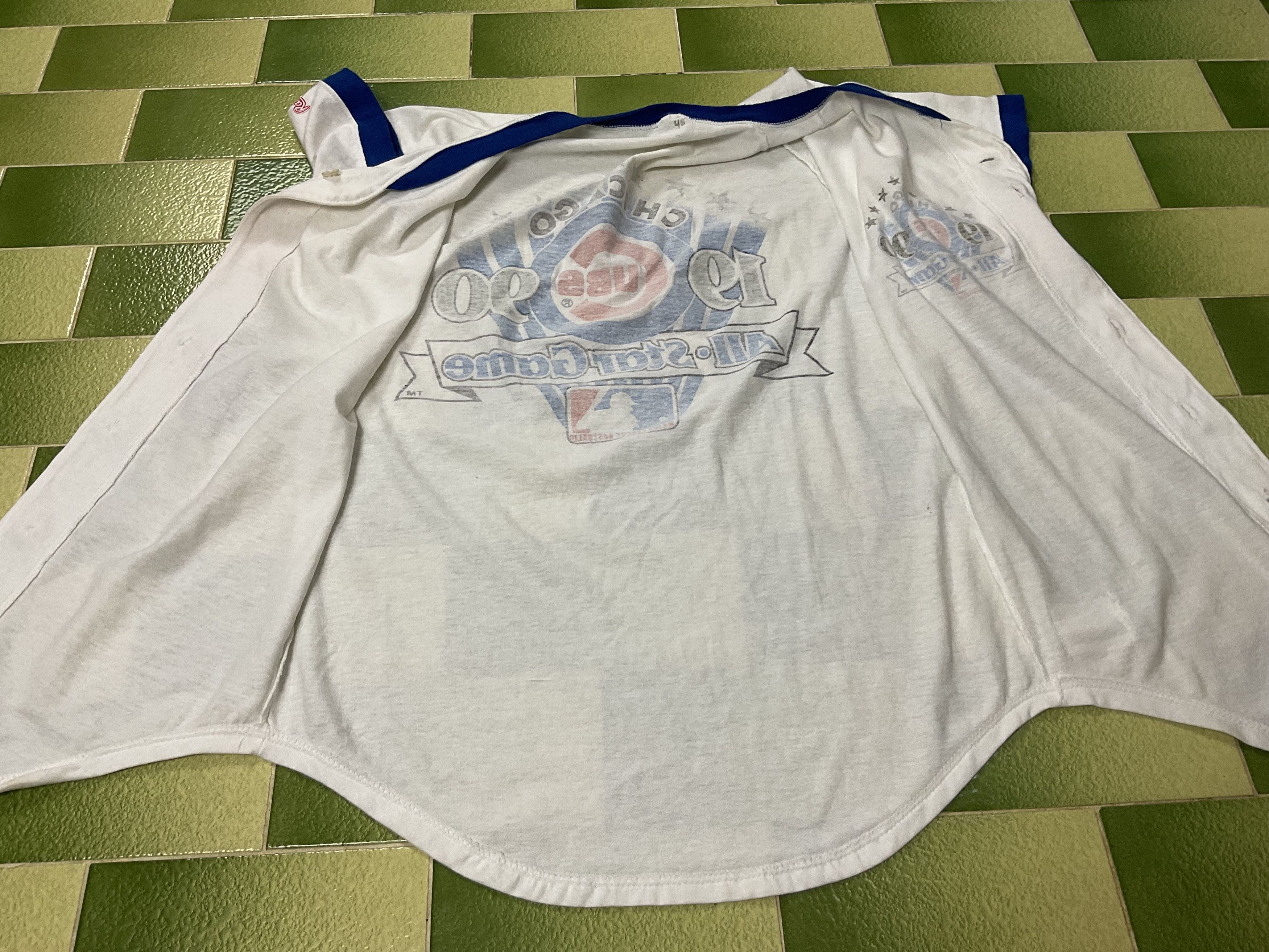 MLB Vintage 90s Chicago Cubs 1990 All Star Game Jersey Size US M / EU 48-50 / 2 - 5 Thumbnail