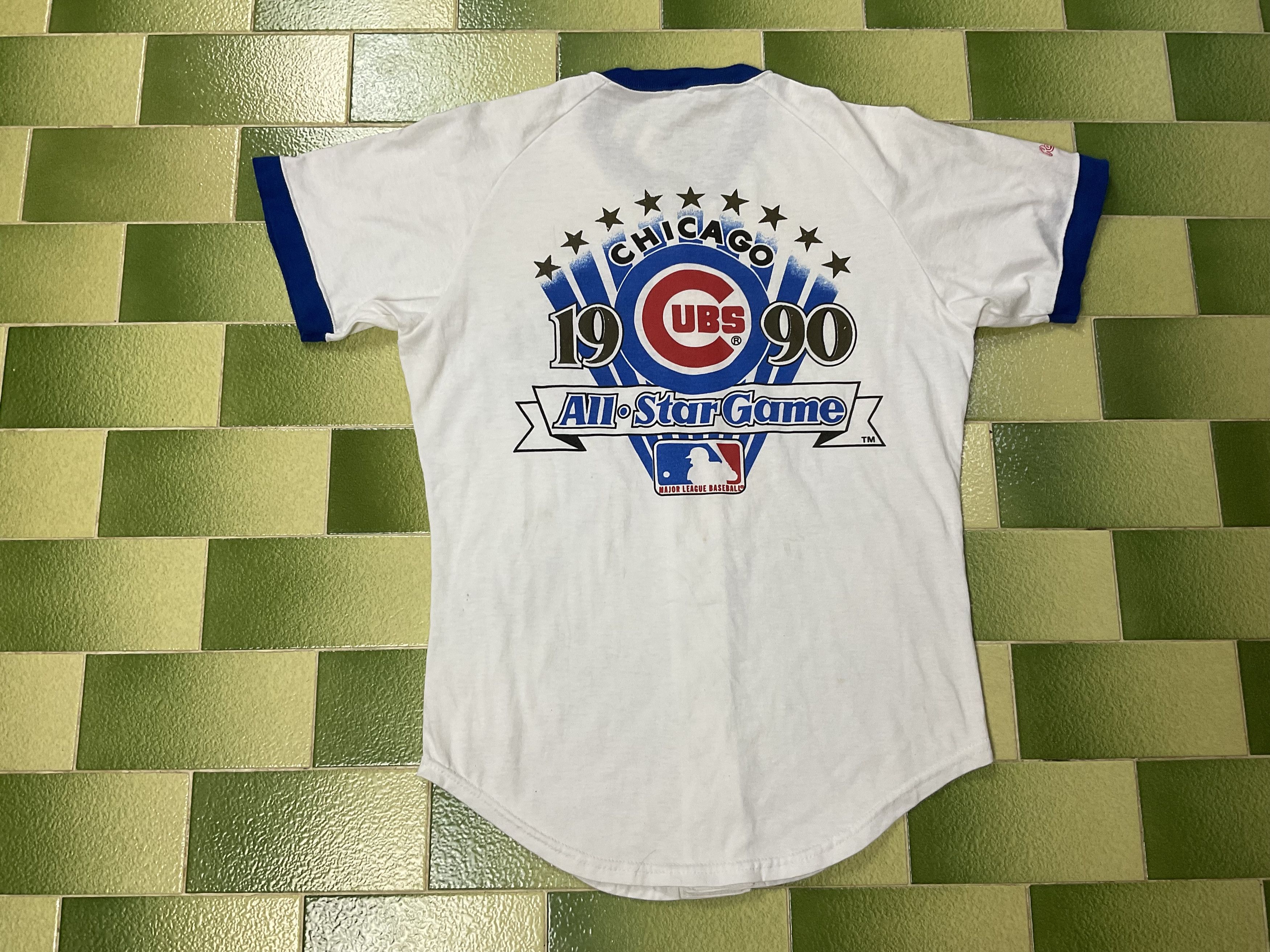 MLB Vintage 90s Chicago Cubs 1990 All Star Game Jersey Size US M / EU 48-50 / 2 - 1 Thumbnail