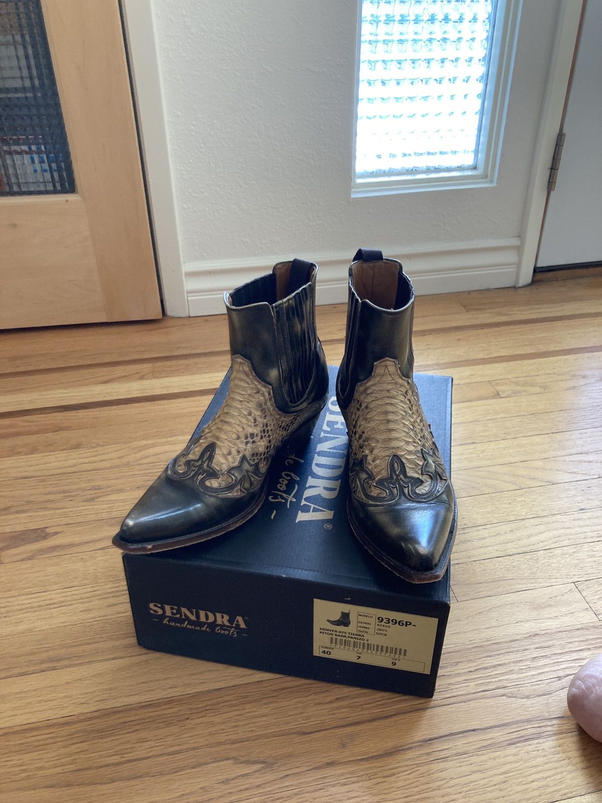 Sendra Snakeskin Boots by Sendra Size US 7 / EU 40 - 1 Thumbnail