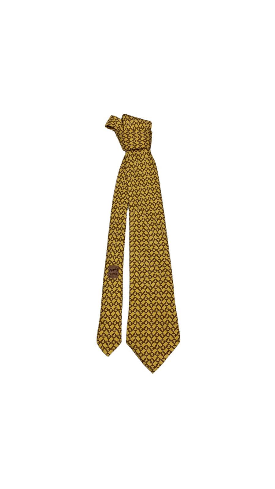 Hermes × Other Hermes Paris Silk Tie Size ONE SIZE - 2 Thumbnail