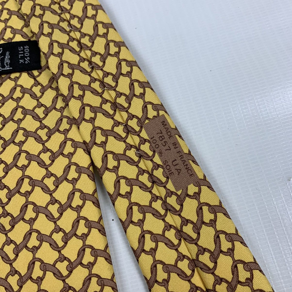 Hermes × Other Hermes Paris Silk Tie Size ONE SIZE - 5 Thumbnail