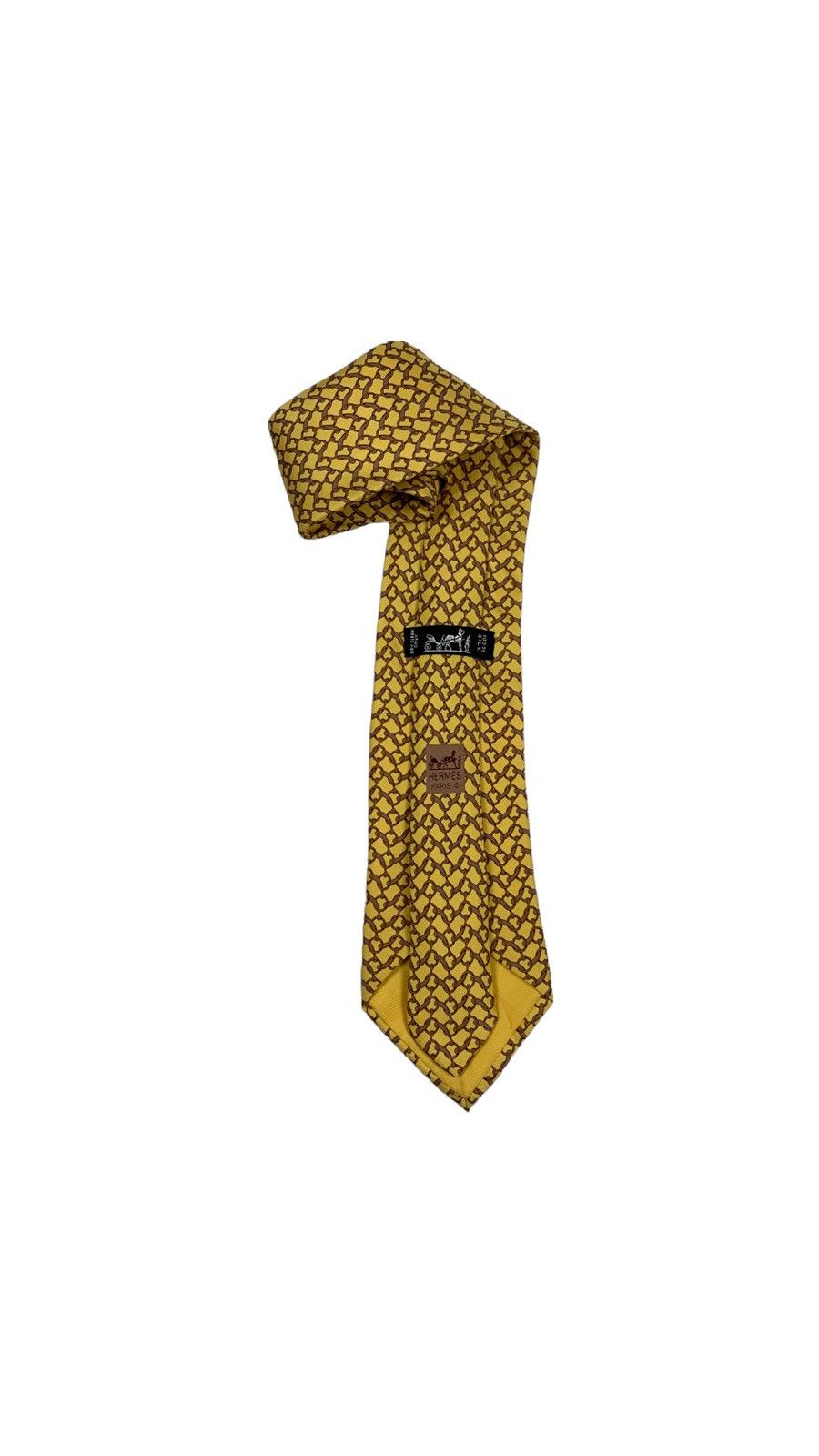 Hermes × Other Hermes Paris Silk Tie Size ONE SIZE - 1 Thumbnail