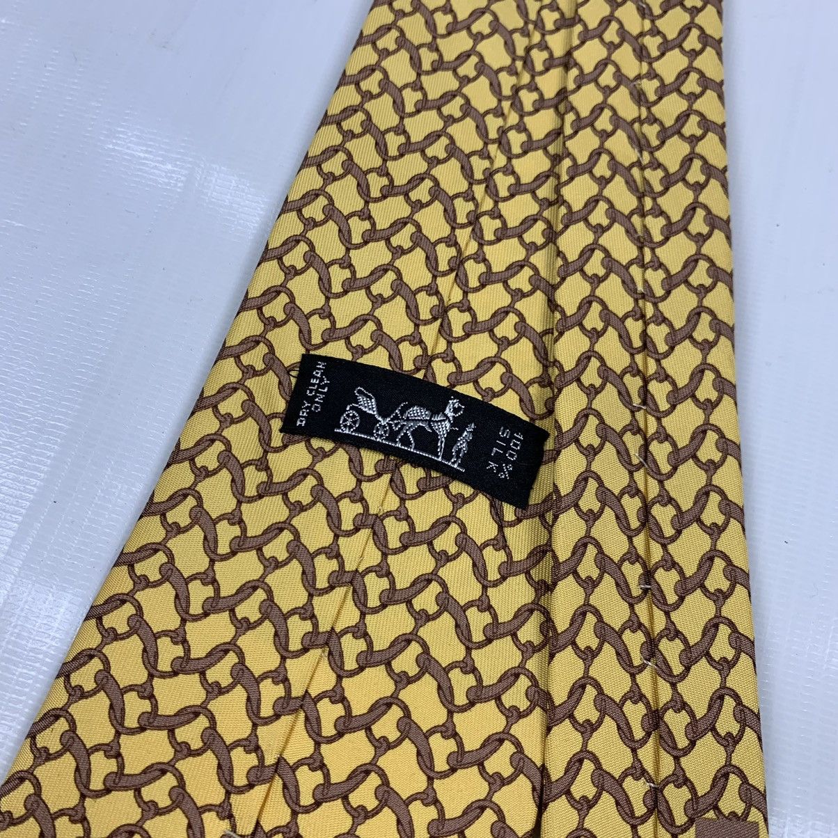 Hermes × Other Hermes Paris Silk Tie Size ONE SIZE - 4 Thumbnail