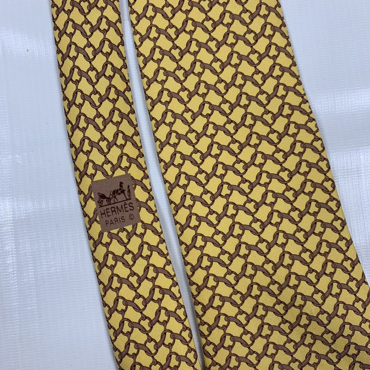 Hermes × Other Hermes Paris Silk Tie Size ONE SIZE - 6 Thumbnail