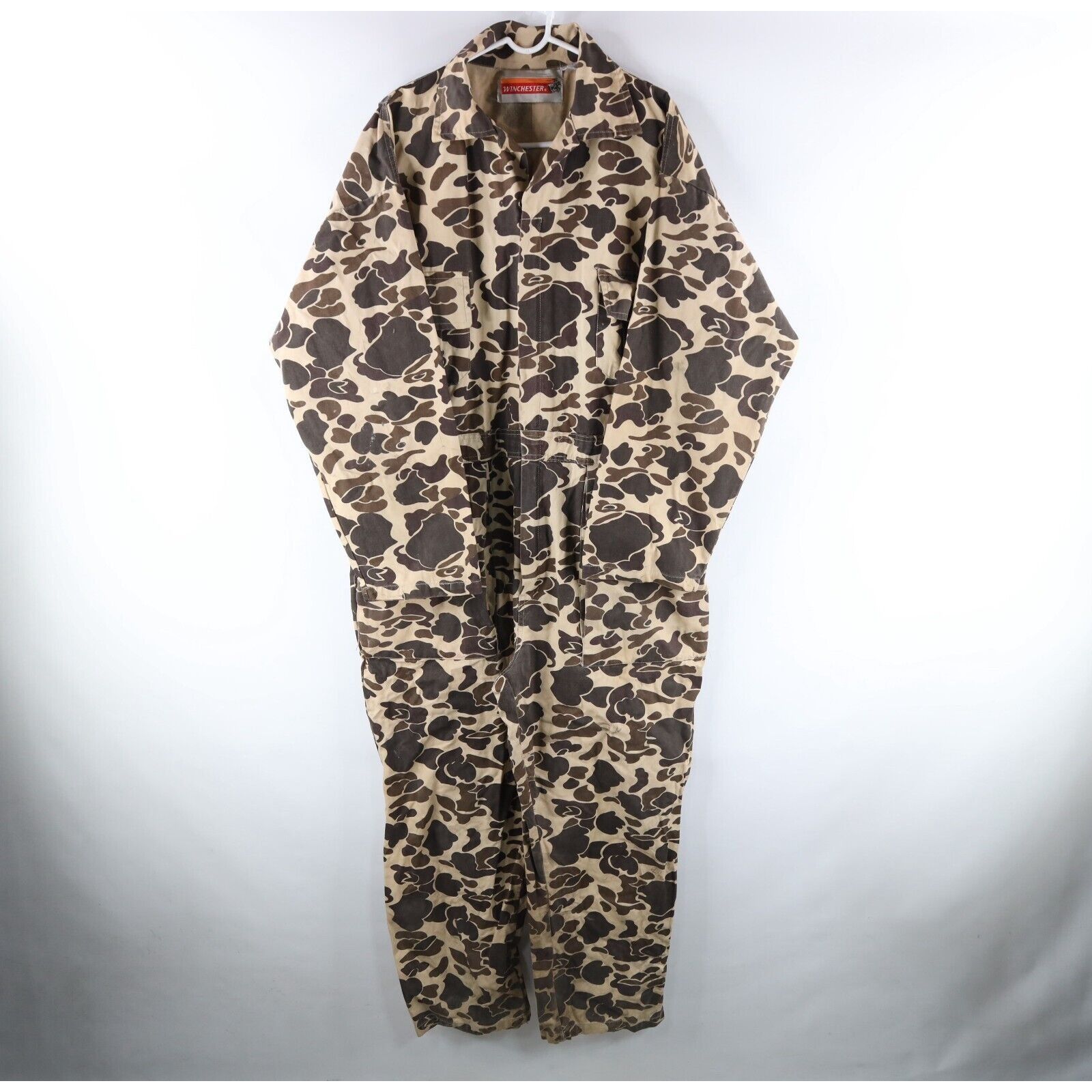 Vintage Vintage 90s Streetwear Camouflage Canvas Hunting Coveralls
