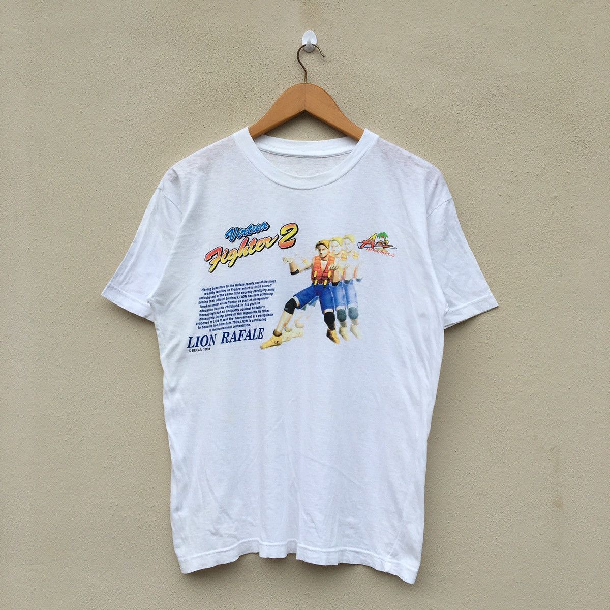 Playstation × The Game × Vintage Vintage 90s SEGA VIRTUA FIGHTER 2 GAMES Promo T-shirt Size US M / EU 48-50 / 2 - 1 Thumbnail