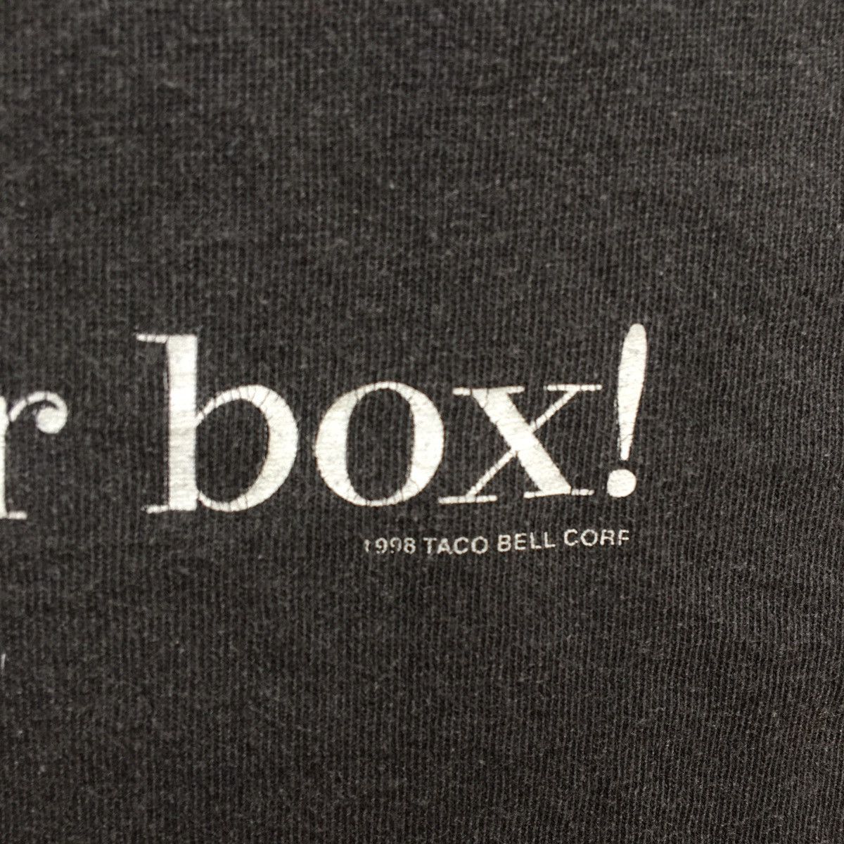 Vintage Vintage 90s DISTRESSED SUNFADE TACO BELL 1998 T-shirt Size US XL / EU 56 / 4 - 12 Thumbnail