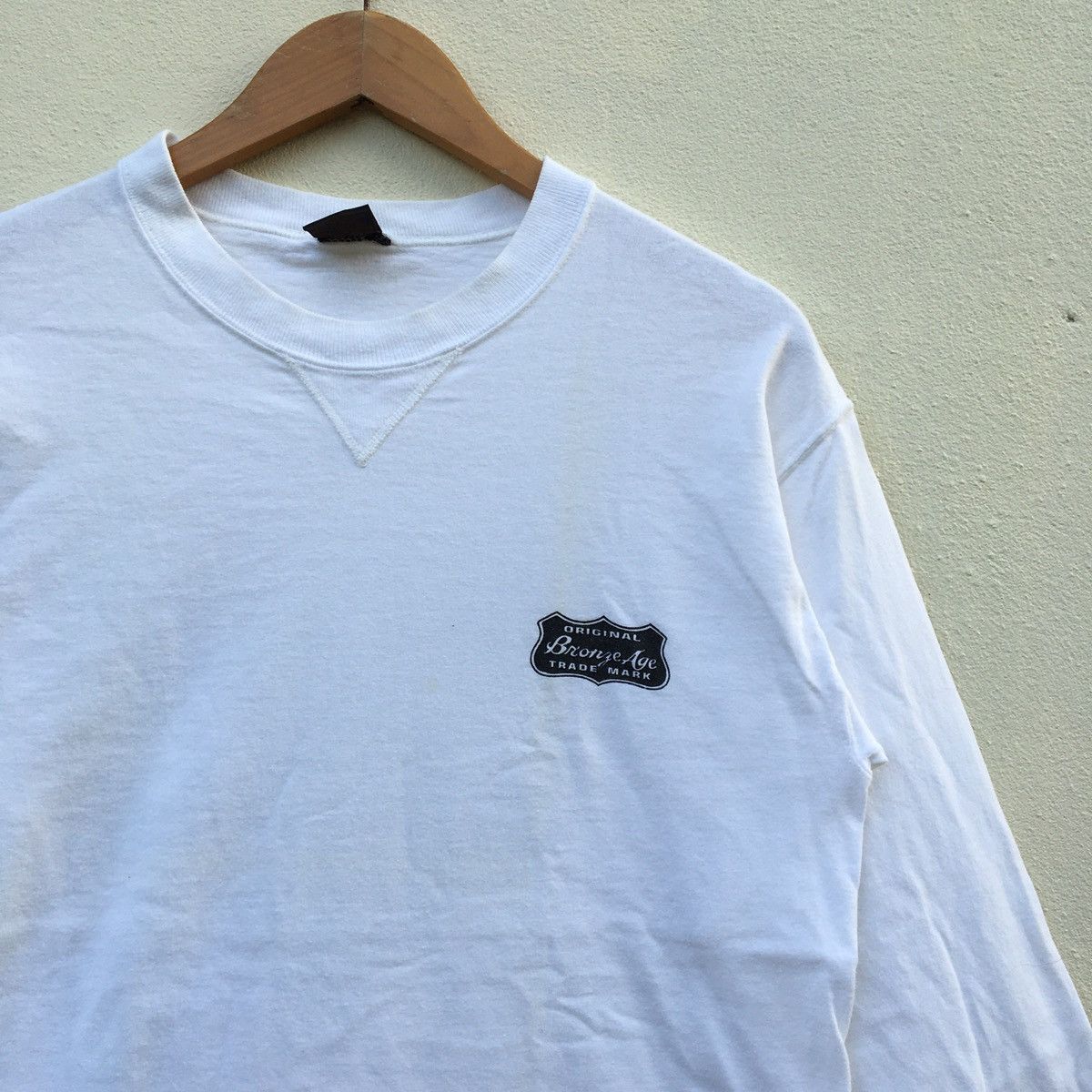Santa Cruz Skateboards × Vintage RARE‼️Vintage BRONZE AGE NICE DESIGN Longsleeve T-shirt Size US M / EU 48-50 / 2 - 6 Thumbnail