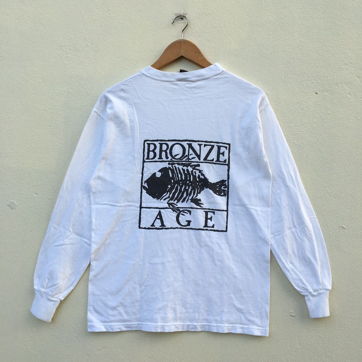 RARE‼️Vintage BRONZE AGE NICE DESIGN Longsleeve T-shirt
