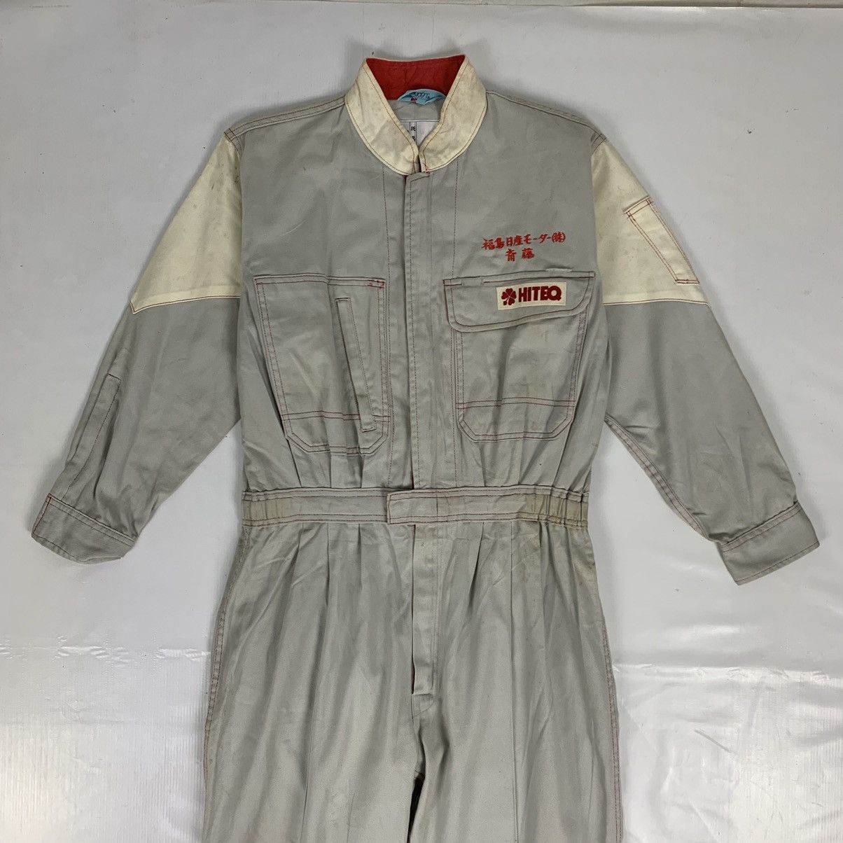 Nissan Vintage Nissan Team Coveralls Work Wear Jacket Size US M / EU 48-50 / 2 - 2 Thumbnail