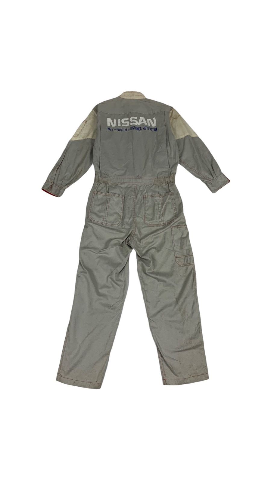 Nissan Vintage Nissan Team Coveralls Work Wear Jacket Size US M / EU 48-50 / 2 - 6 Thumbnail