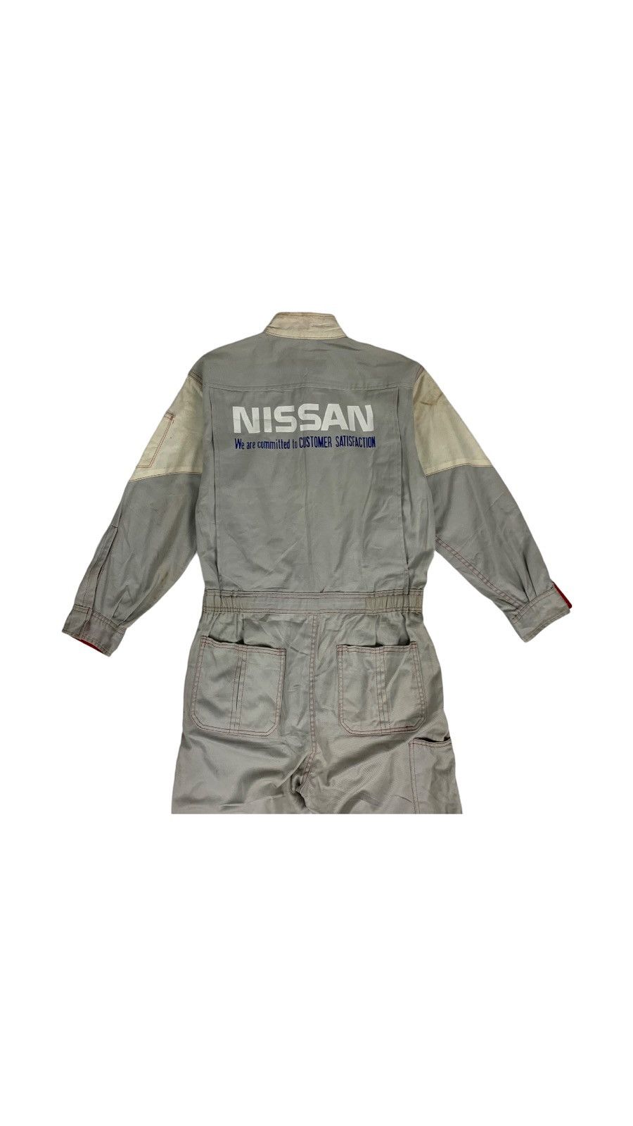 Nissan Vintage Nissan Team Coveralls Work Wear Jacket Size US M / EU 48-50 / 2 - 7 Thumbnail