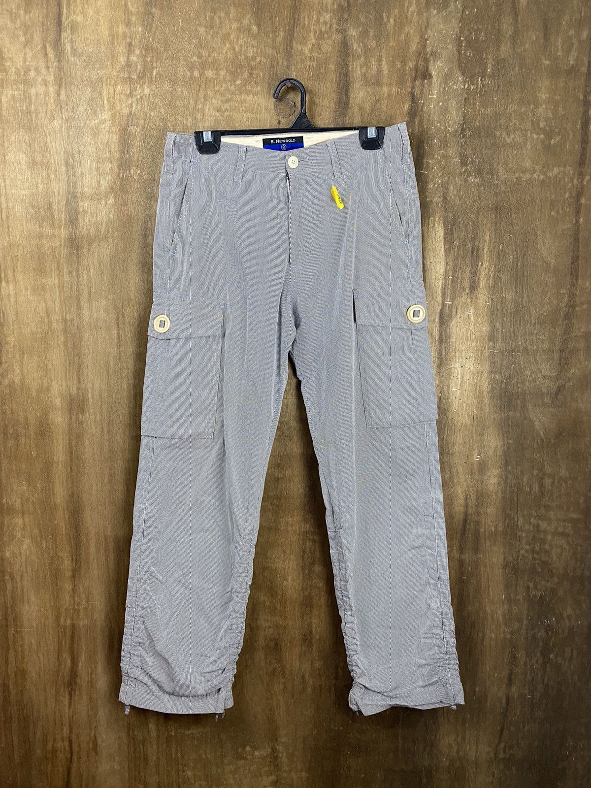 R.Newbold R.Newbold stripe multipocket utility Cargo Pants #2412 Size US 30 / EU 46 - 1 Thumbnail