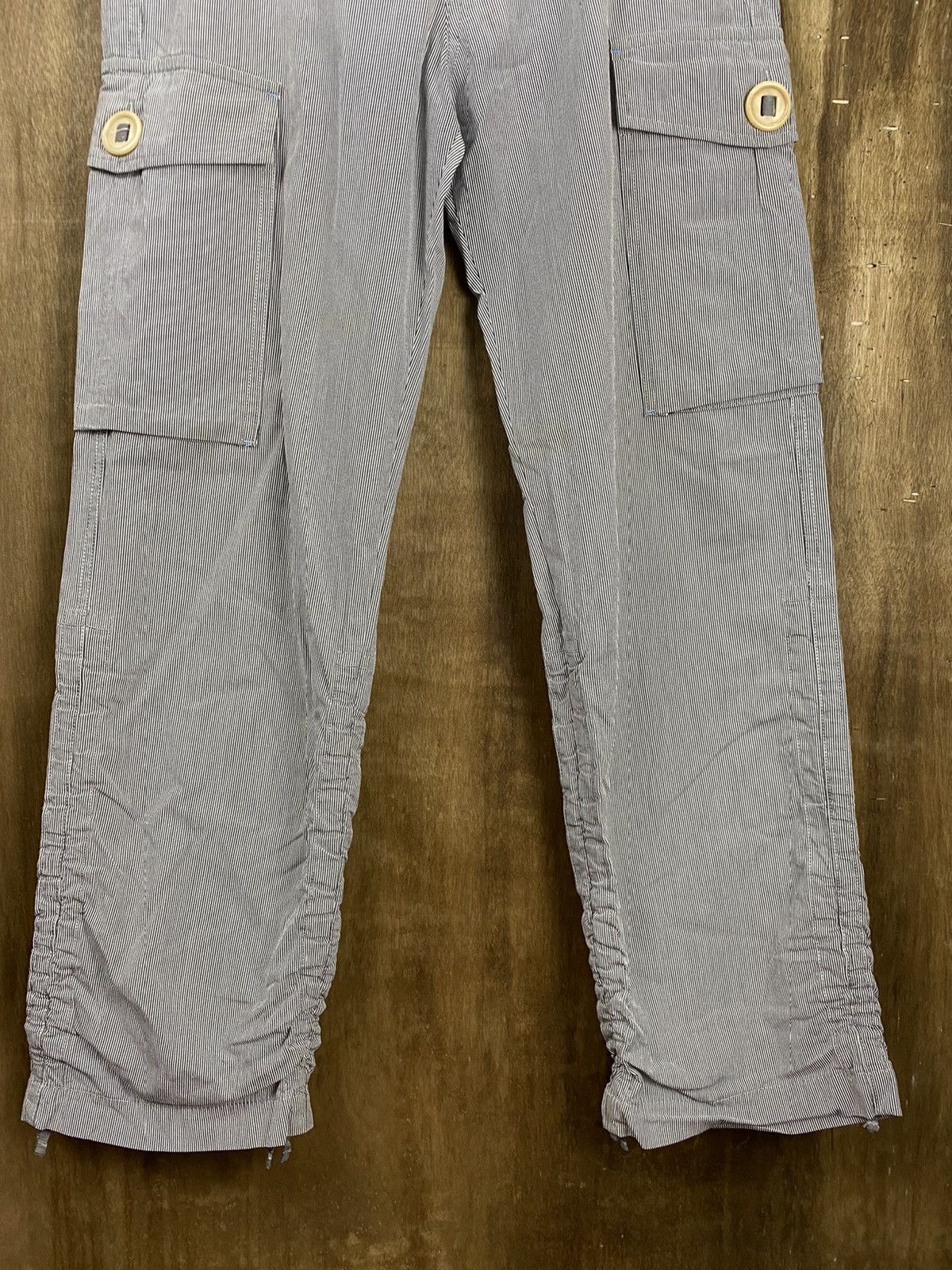 R.Newbold R.Newbold stripe multipocket utility Cargo Pants #2412 Size US 30 / EU 46 - 3 Thumbnail