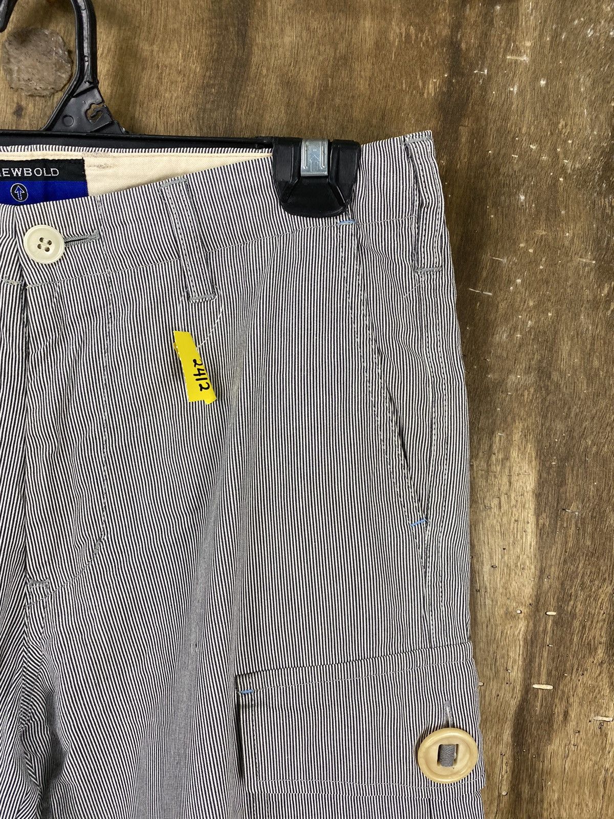 R.Newbold R.Newbold stripe multipocket utility Cargo Pants #2412 Size US 30 / EU 46 - 4 Thumbnail