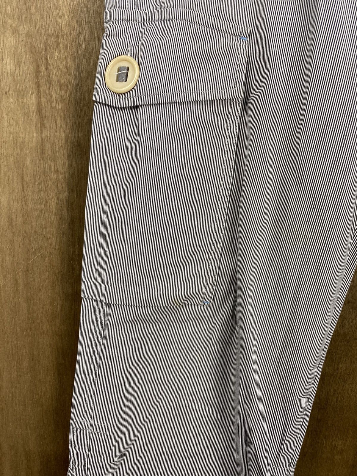 R.Newbold R.Newbold stripe multipocket utility Cargo Pants #2412 Size US 30 / EU 46 - 6 Thumbnail
