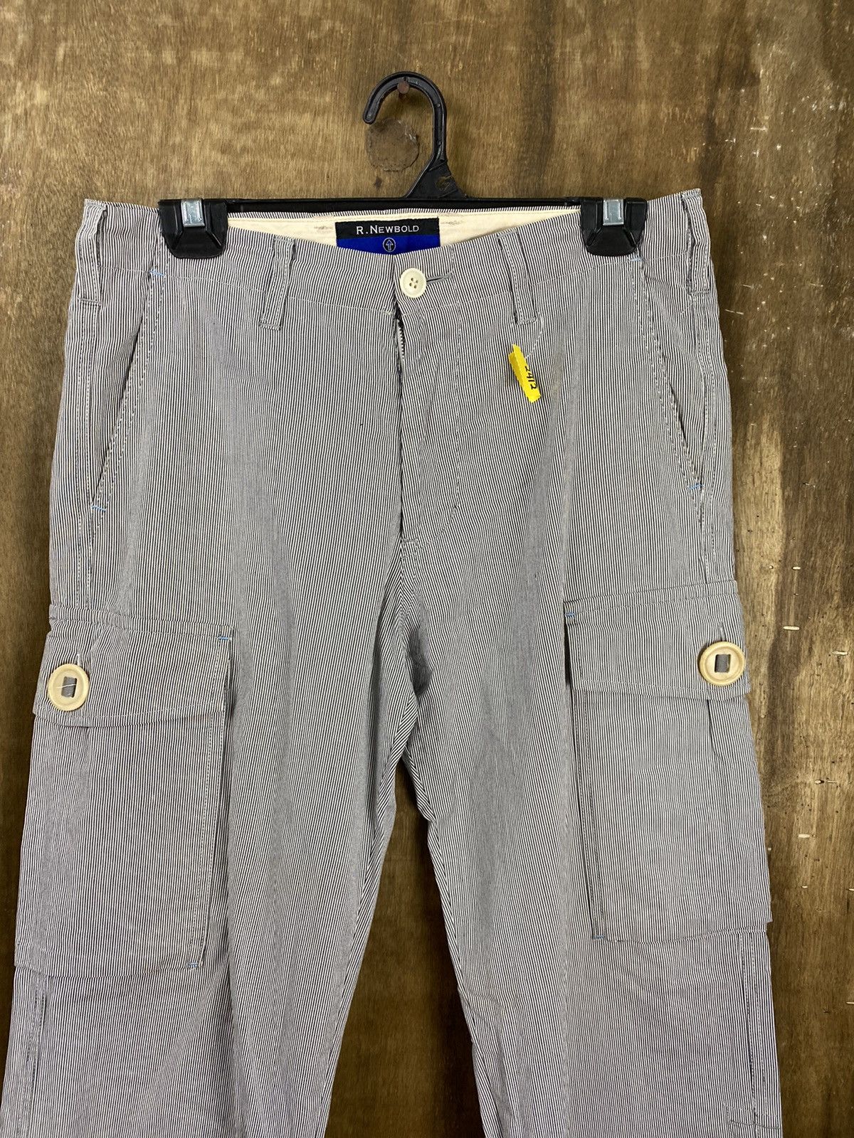 R.Newbold R.Newbold stripe multipocket utility Cargo Pants #2412 Size US 30 / EU 46 - 2 Thumbnail