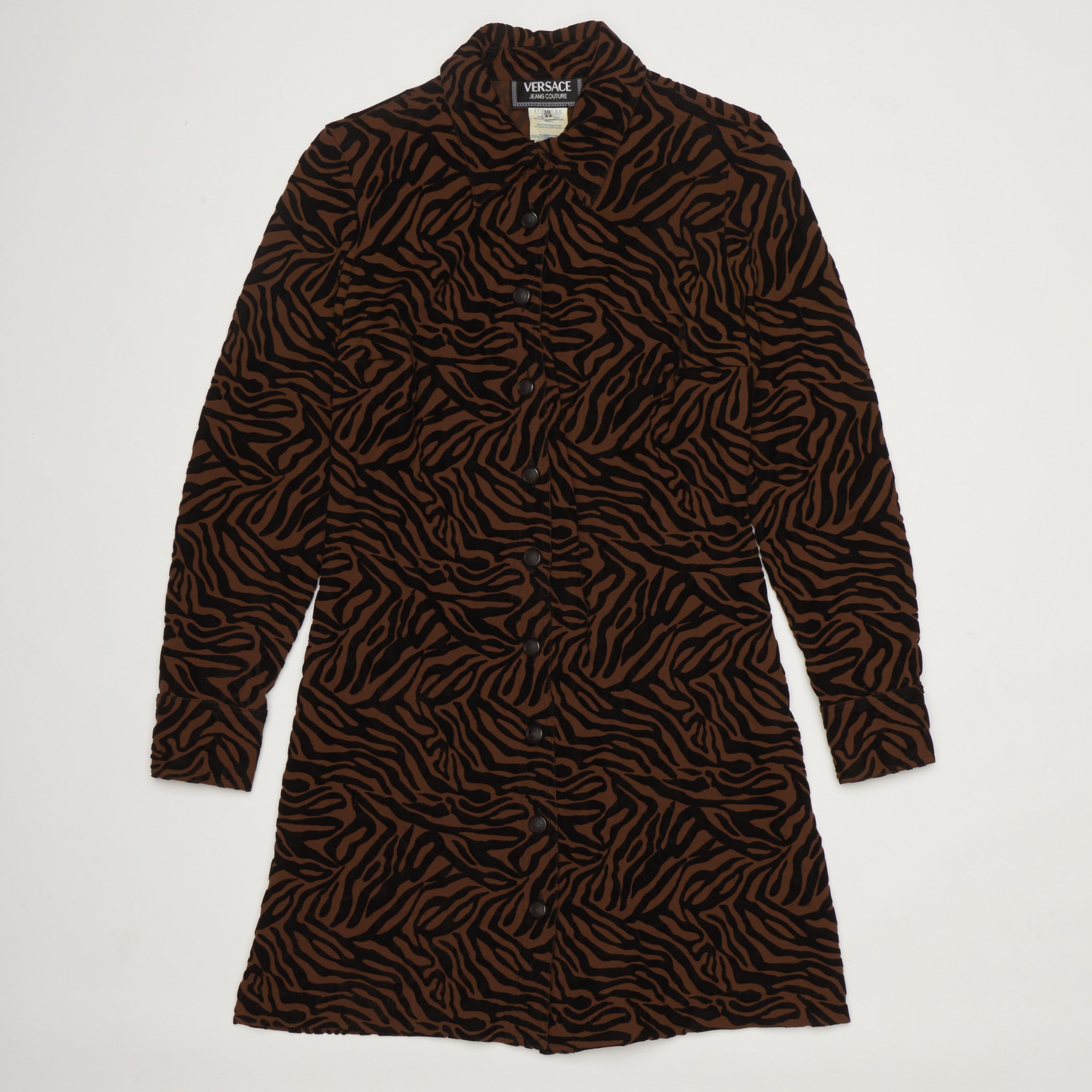 Versace button up dress/jacket