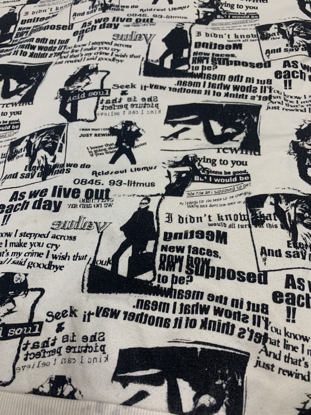 Japanese Brand Punk Design Zipper Shirt by Litmus x Rare Size US M / EU 48-50 / 2 - 9 Thumbnail
