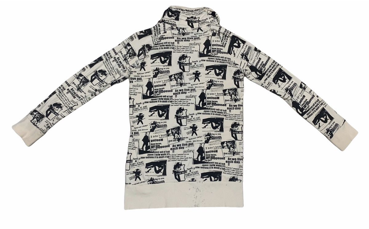 Japanese Brand Punk Design Zipper Shirt by Litmus x Rare Size US M / EU 48-50 / 2 - 2 Thumbnail