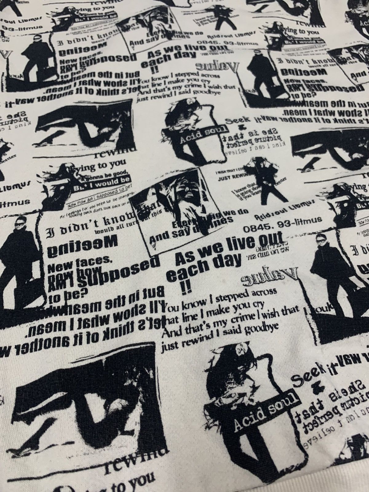 Japanese Brand Punk Design Zipper Shirt by Litmus x Rare Size US M / EU 48-50 / 2 - 10 Thumbnail
