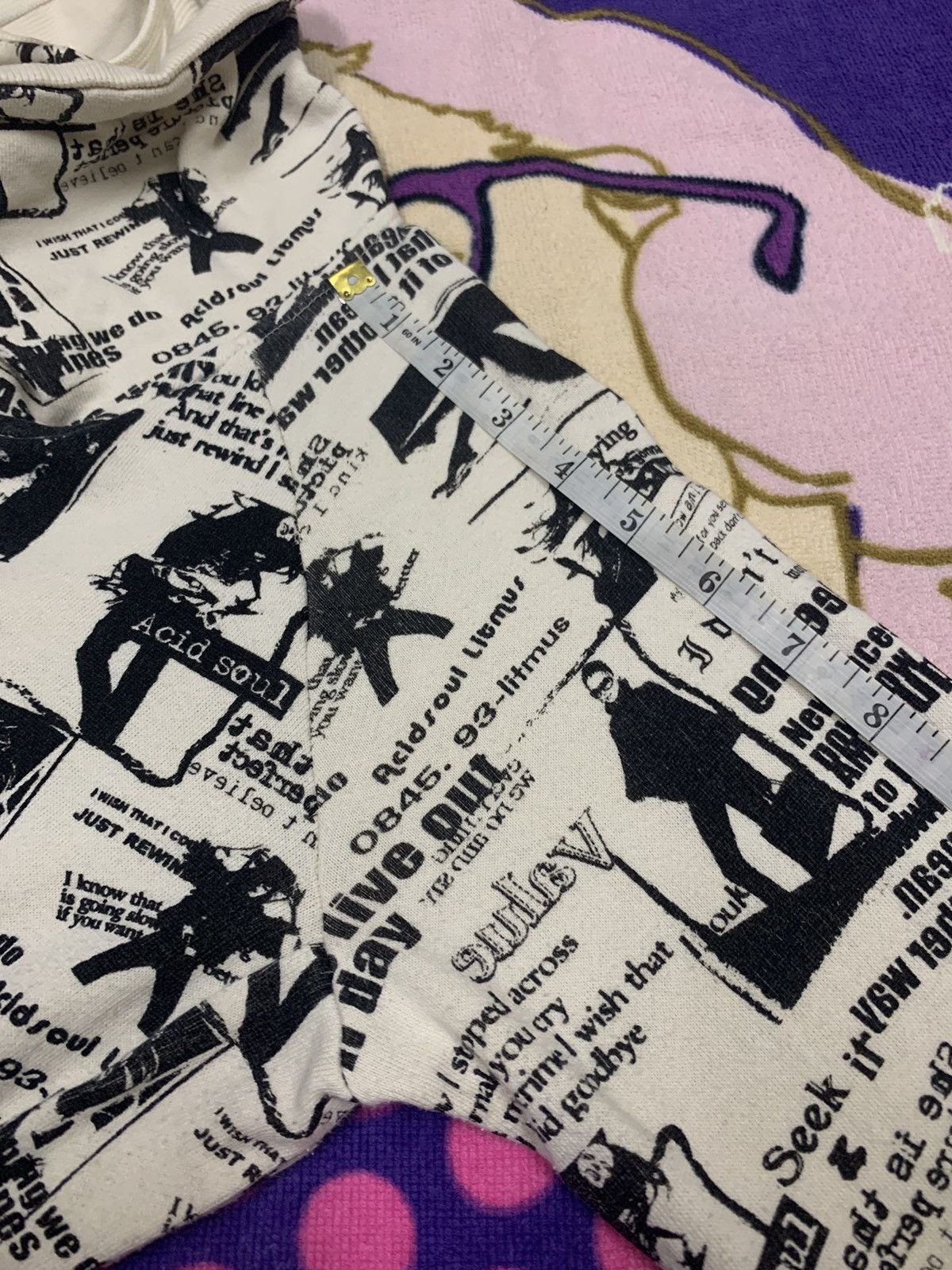 Japanese Brand Punk Design Zipper Shirt by Litmus x Rare Size US M / EU 48-50 / 2 - 17 Thumbnail