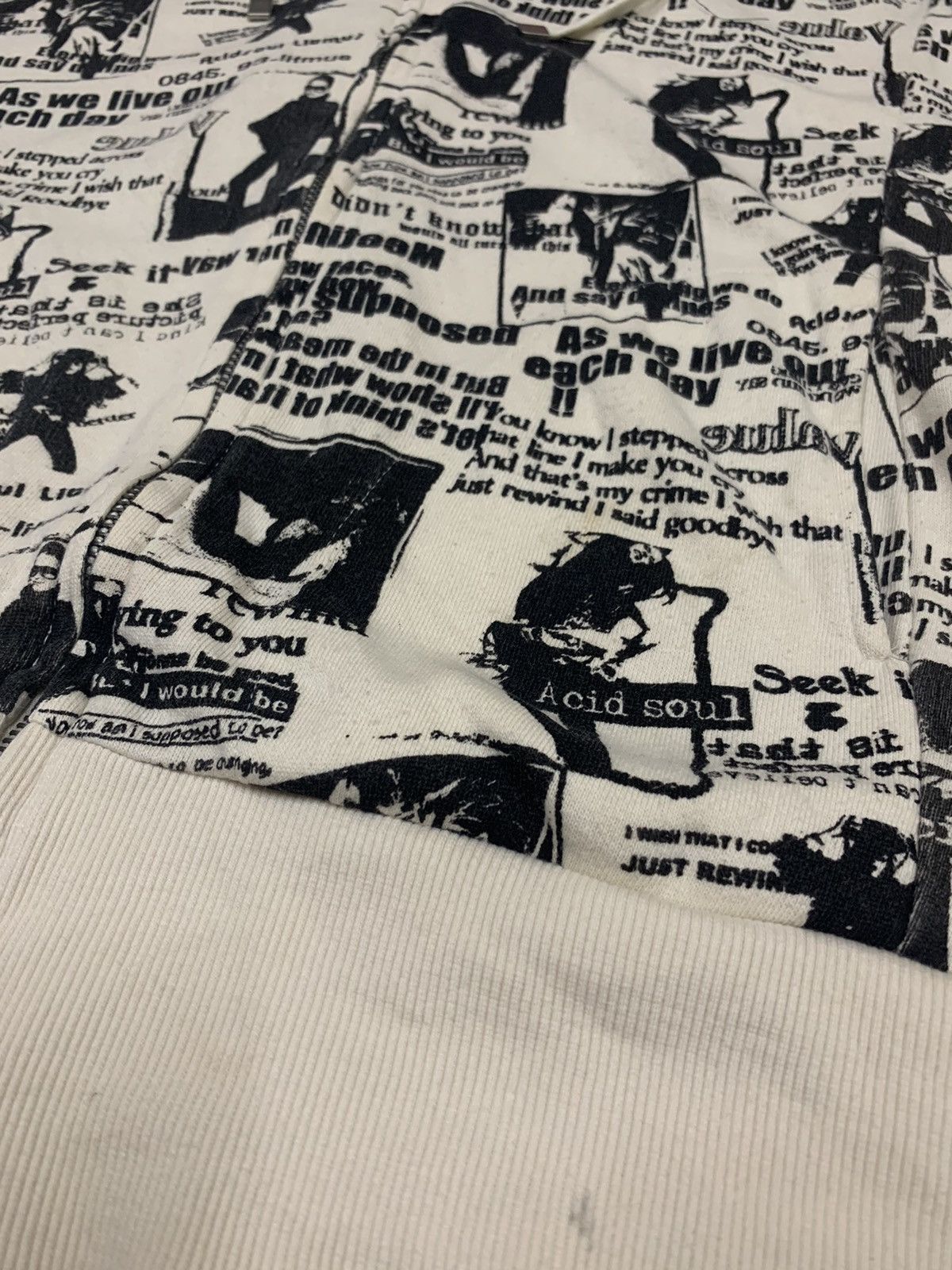 Japanese Brand Punk Design Zipper Shirt by Litmus x Rare Size US M / EU 48-50 / 2 - 3 Thumbnail