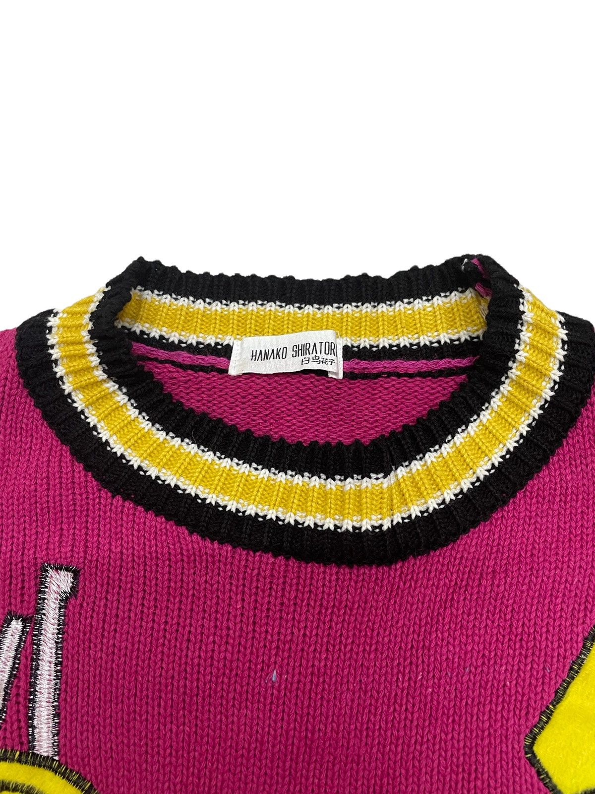 Japanese Brand Vintage Knitwear Hannako Shiratori Bowling Tees Size US XL / EU 56 / 4 - 4 Thumbnail