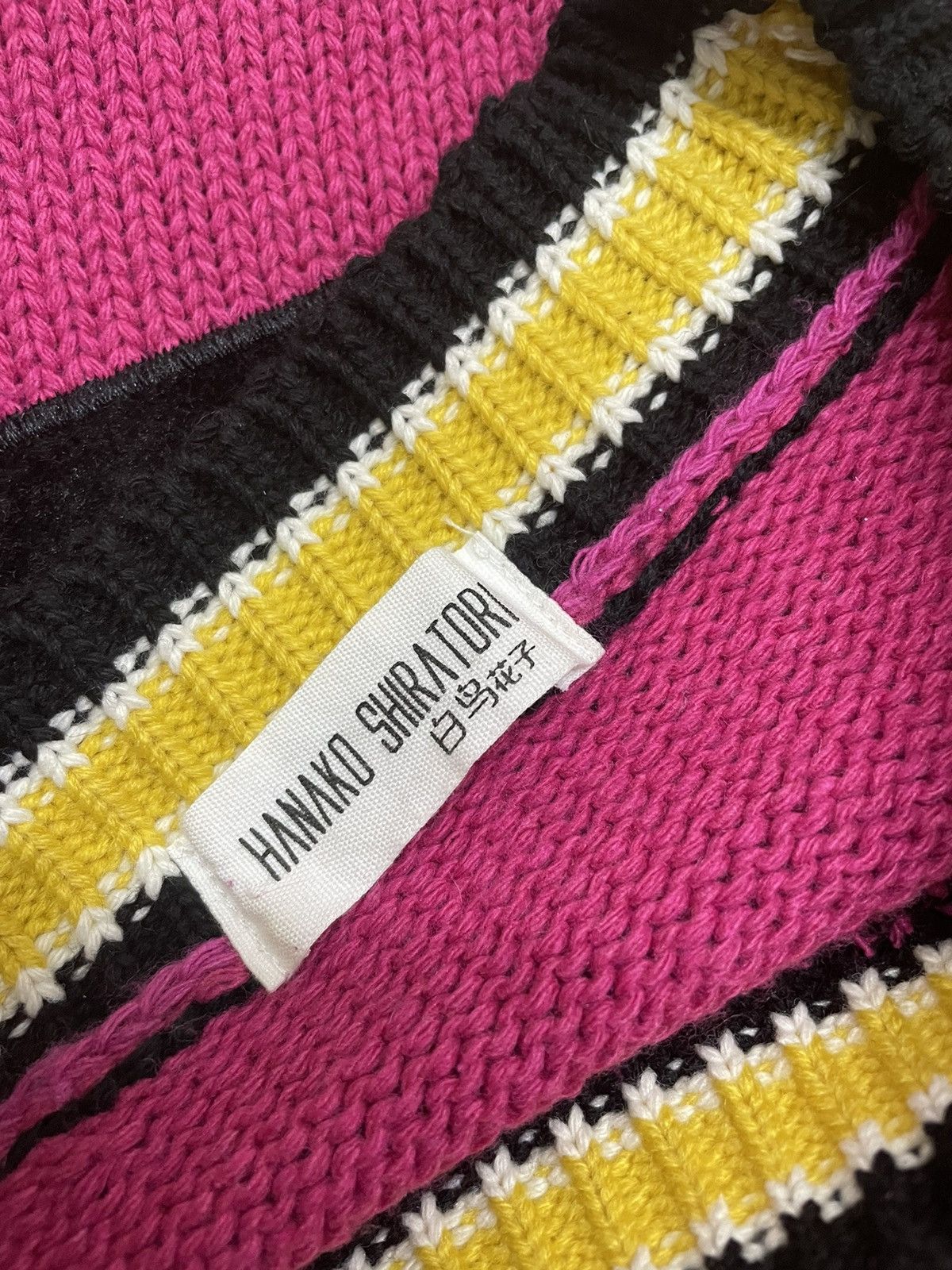 Japanese Brand Vintage Knitwear Hannako Shiratori Bowling Tees Size US XL / EU 56 / 4 - 7 Thumbnail
