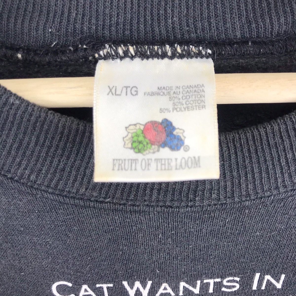 Art Comes First × Cartoon Network × Vintage 80’s Cat Wants In By Stuart Katt Sweatshirts Size US L / EU 52-54 / 3 - 10 Thumbnail