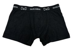 Dolce & Gabbana Black Cotton Stretch Midi Brief Underwear