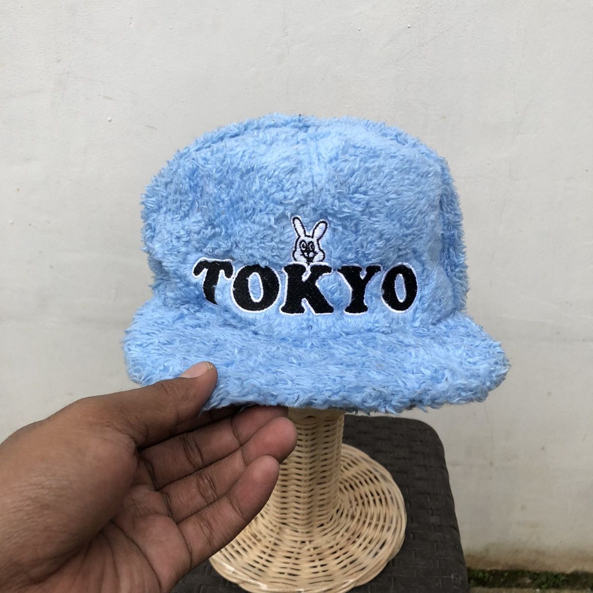 Japanese Brand Y2K Tokyo Hat Faur Faux Fleece Bulky Size ONE SIZE - 2 Thumbnail