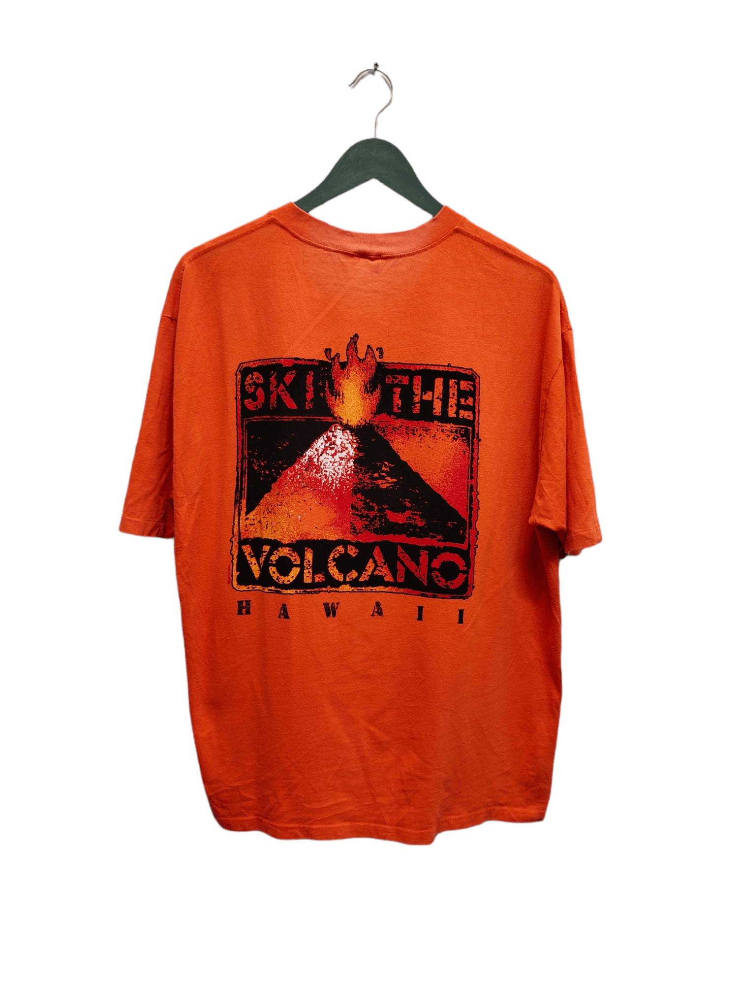 Vintage Vintage 90s Crazy Shirt Ski The Volcano Hawaii T-Shirt Size US L / EU 52-54 / 3 - 1 Thumbnail