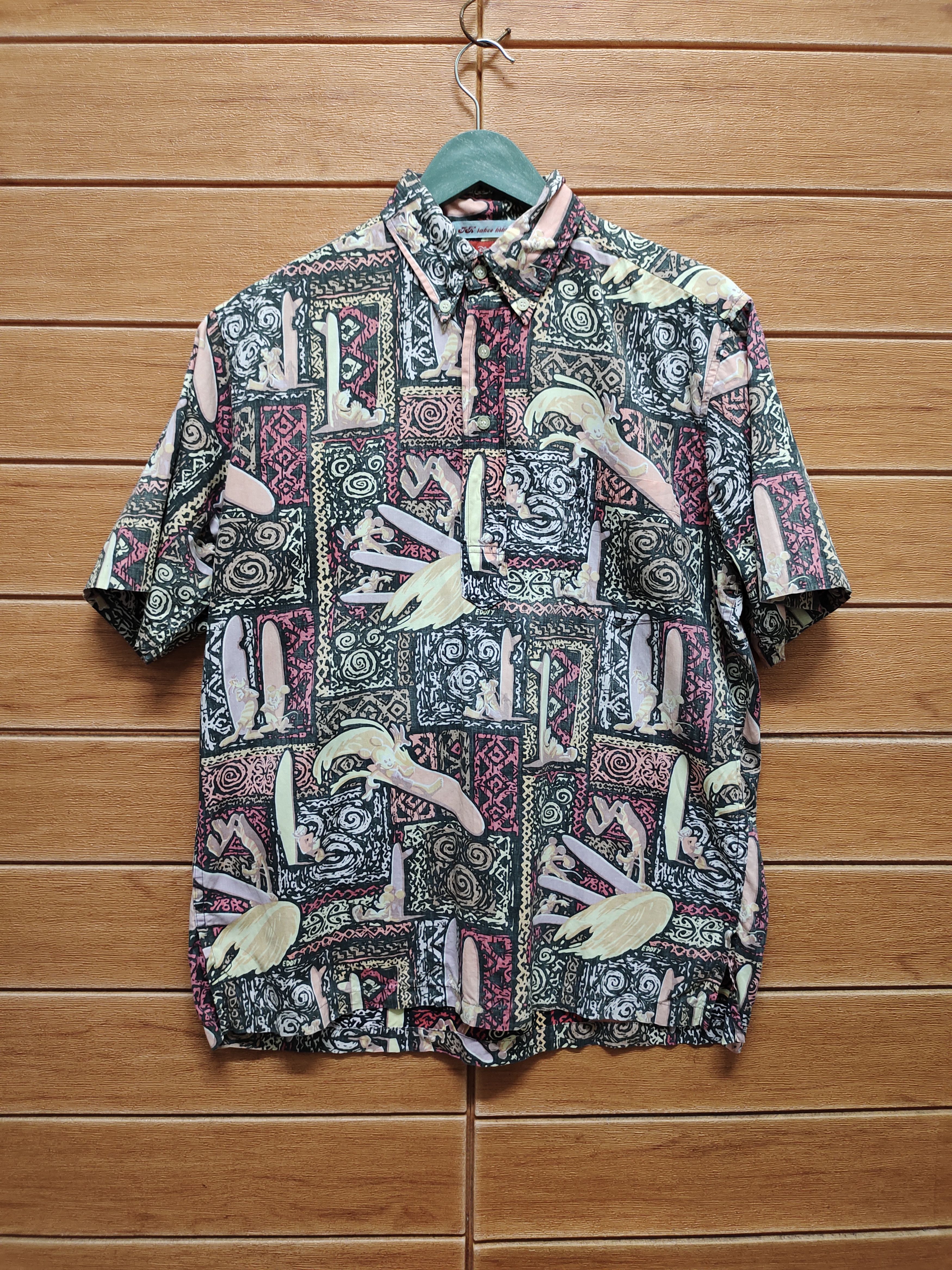 Reyn Spooner Mickey Mouse X Reyn Spooner X Takeo Kikuchi Hawaiian Size US S / EU 44-46 / 1 - 1 Thumbnail